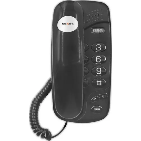 Проводной телефон TeXet TX-238 (черный)